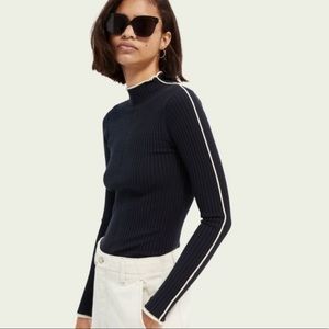 Scotch and Soda Navy Sweater